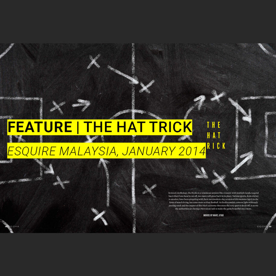 Esquire Feature The Hat Trick January 2014