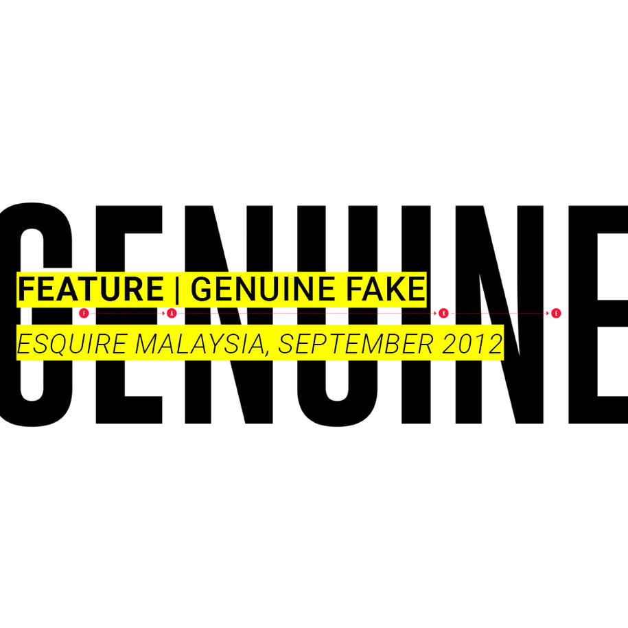 Esquire Feature September 2012 Genuine Fake