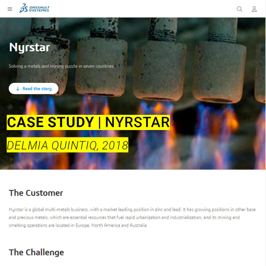 Case Study DELMIA Quintiq Nystar 2018