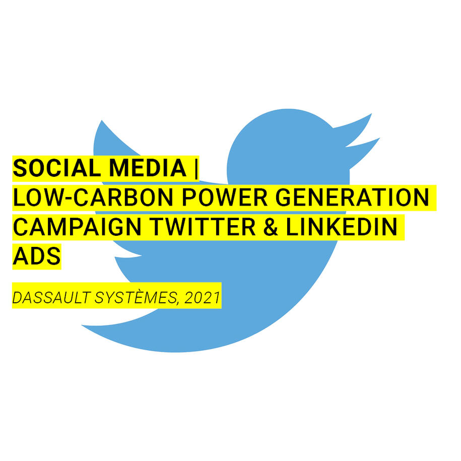 Social Media Amplification Low-Carbon Power Generation Dassault Systèmes 2021